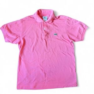 Pink Lacoste men’s polo shirt size 3 (men’s small)